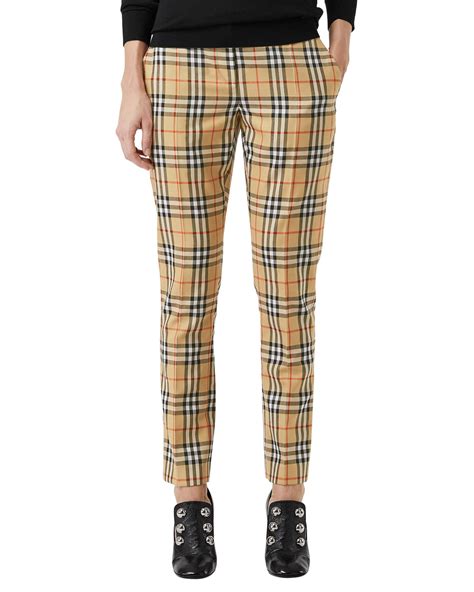 womens burberry plaid pants|Burberry flannel outfit men.